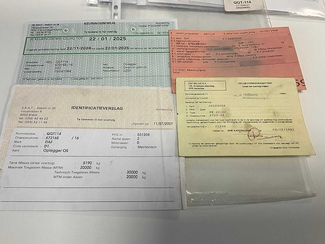 1968 daf nw20-30 oplegger - afbeelding 8 van  8