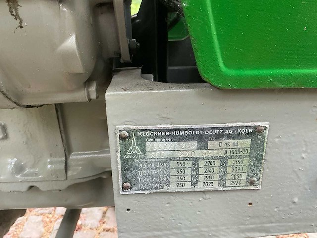 1968 deutz 4006 oldtimer tractor - afbeelding 5 van  21