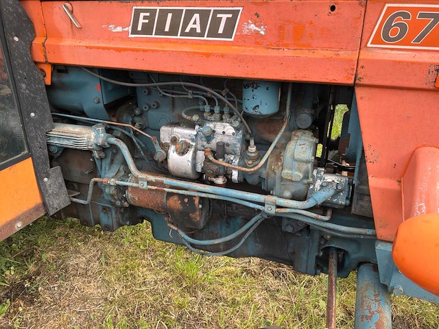 1968 fiat 670 oldtimer tractor - afbeelding 12 van  12