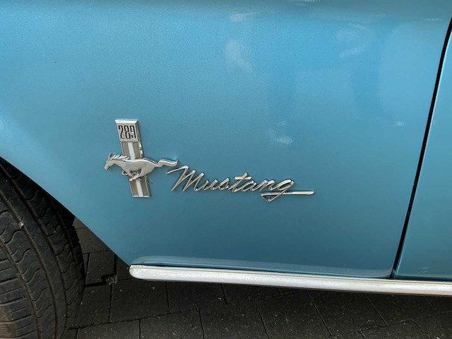 1968 ford mustang v8 4.7l cabrio oldtimer - afbeelding 5 van  76