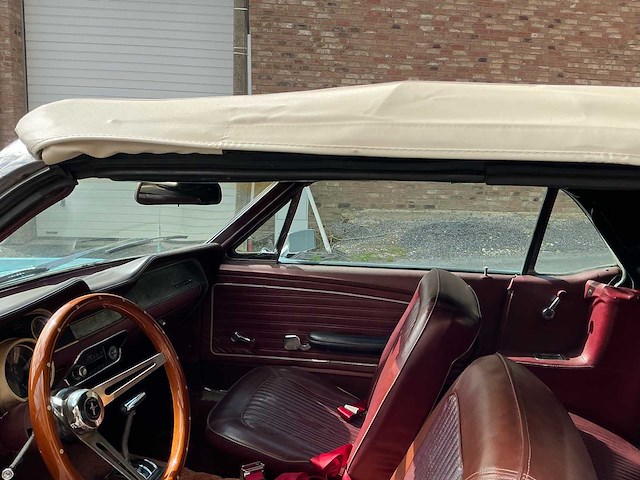 1968 ford mustang v8 4.7l cabrio oldtimer - afbeelding 21 van  76