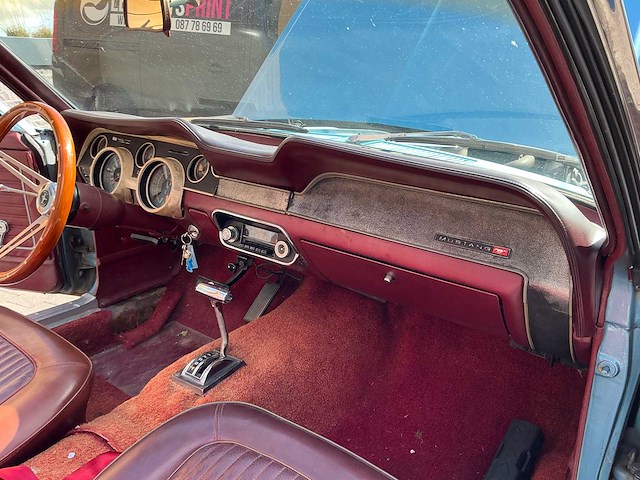 1968 ford mustang v8 4.7l cabrio oldtimer - afbeelding 48 van  76