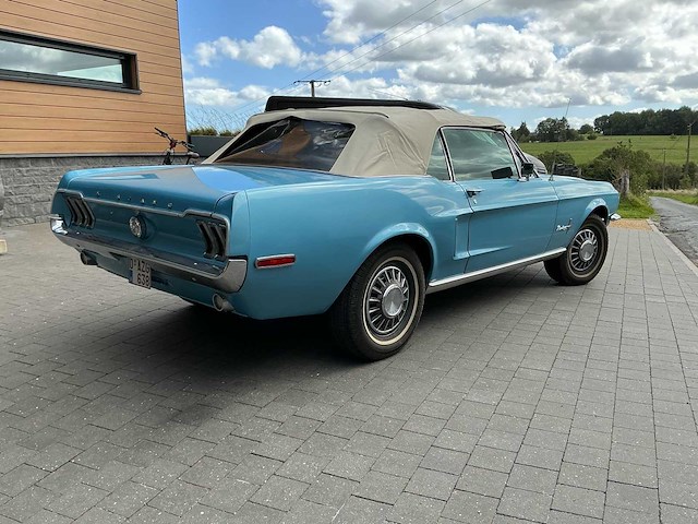 1968 ford mustang v8 4.7l cabrio oldtimer - afbeelding 45 van  76