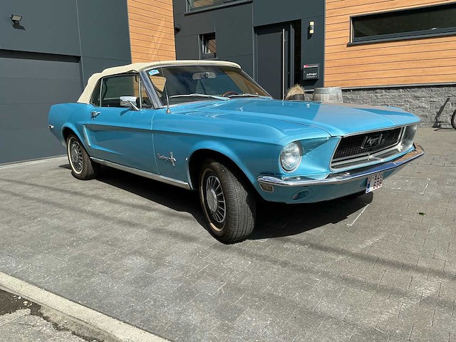 1968 ford mustang v8 4.7l cabrio oldtimer - afbeelding 67 van  76