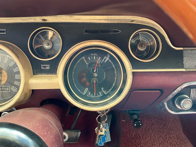 1968 ford mustang v8 4.7l cabrio oldtimer - afbeelding 14 van  61