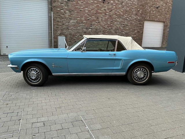 1968 ford mustang v8 4.7l cabrio oldtimer - afbeelding 12 van  61
