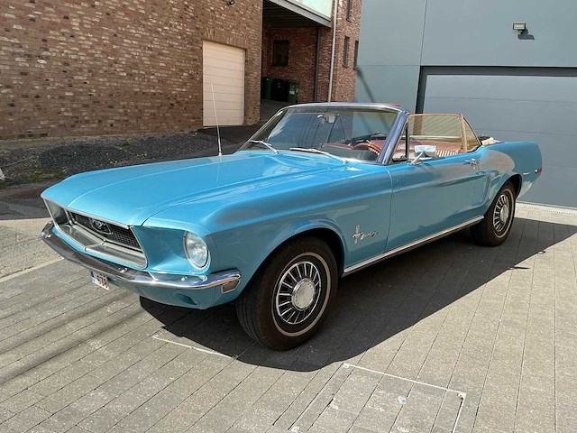 1968 ford mustang v8 4.7l cabrio oldtimer - afbeelding 29 van  61