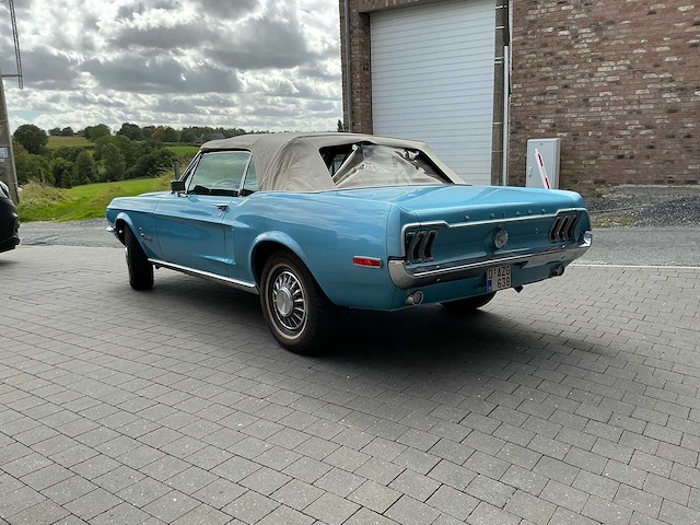 1968 ford mustang v8 4.7l cabrio oldtimer - afbeelding 22 van  61