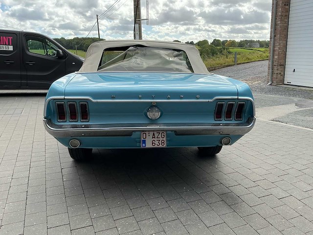 1968 ford mustang v8 4.7l cabrio oldtimer - afbeelding 30 van  61