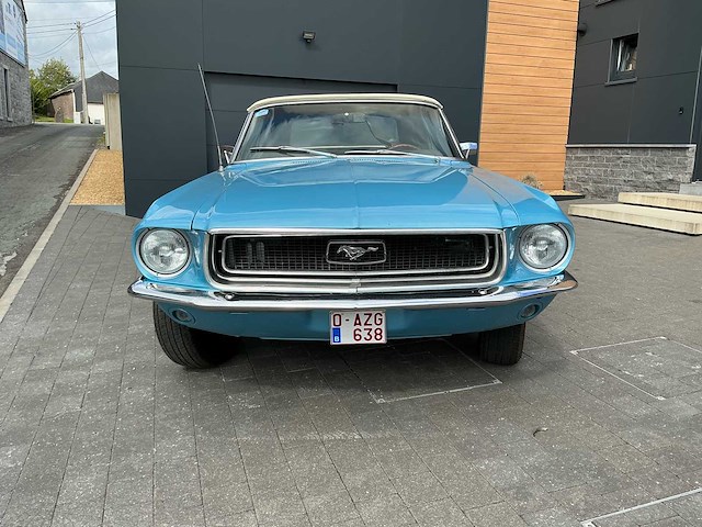 1968 ford mustang v8 4.7l cabrio oldtimer - afbeelding 60 van  61