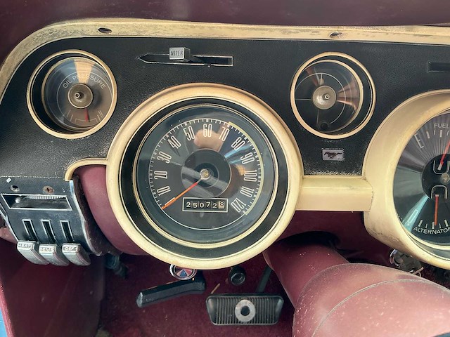 1968 ford mustang v8 4.7l cabrio oldtimer - afbeelding 6 van  65