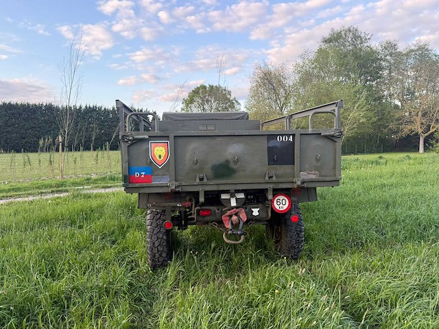 1968 mercedes benz unimog 404 legervoertuig - afbeelding 12 van  16