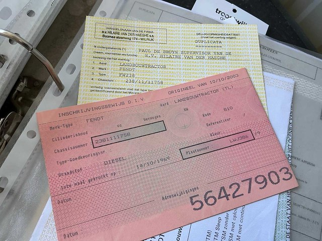 1969 fendt farmer turbomatik 103s oldtimer tractor - afbeelding 8 van  8