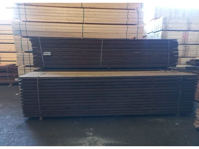 (196x) blokhutprofielen omniplex rnd (pinus) ac... - afbeelding 3 van  4