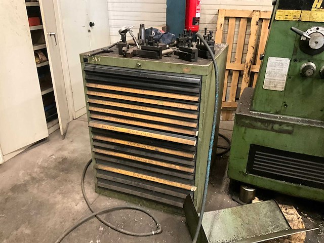 1970 h. ernault-somua 435 zware freesmachine/draaibank - afbeelding 2 van  13