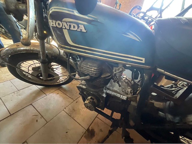 1970 honda cb 250 motorfiets - afbeelding 8 van  9
