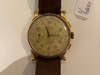 1970 javil swiss chronograph 18k gouden chronograaf polshorloge (750 duizendsten) - afbeelding 2 van  5