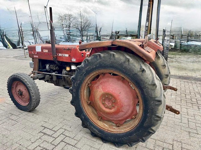 1970 massey ferguson 140 super landbouwtractor - 3-puntshef - franse papieren - rijdt en remt - afbeelding 5 van  12