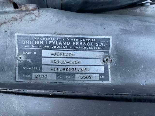 1971 jaguar 42 xj 6 oldtimer - afbeelding 7 van  39