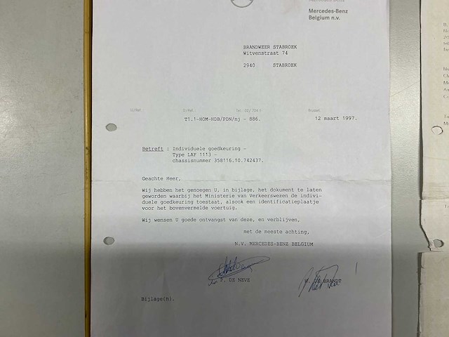 1971 mercedes-benz laf 1113 4x4 brandweerwagen - afbeelding 28 van  36