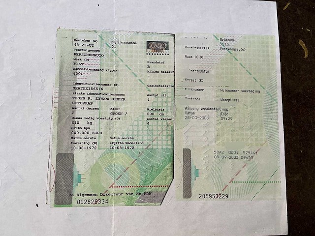 1972 - fiat 600l oldtimer - afbeelding 29 van  38