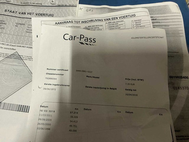 1972 opel gt 1900 oldtimer - afbeelding 22 van  32