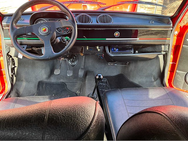 1973 fiat 127 oldtimer abarth - gerestaureerd - alpine audio - afbeelding 15 van  58