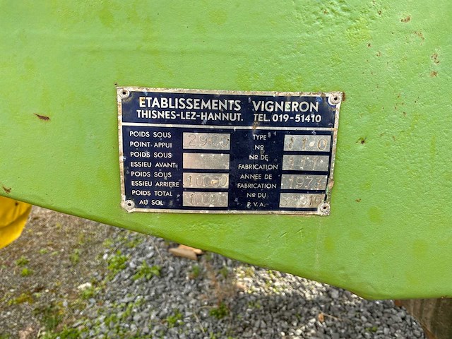 1973 vigneron s 120 tipper - afbeelding 6 van  6