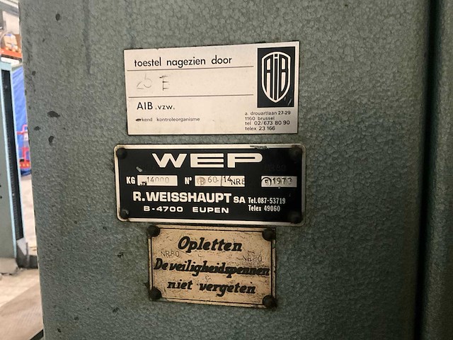 1973 wep hefbrug - afbeelding 4 van  17