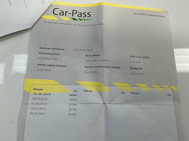 1974 - cadillac eldorado oldtimer opgestart - afbeelding 13 van  20