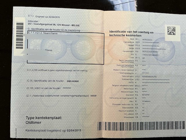 1974 - mercedes 450se oldtimer - afbeelding 25 van  34