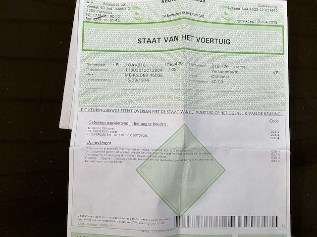 1974 - mercedes 450se oldtimer - afbeelding 28 van  34