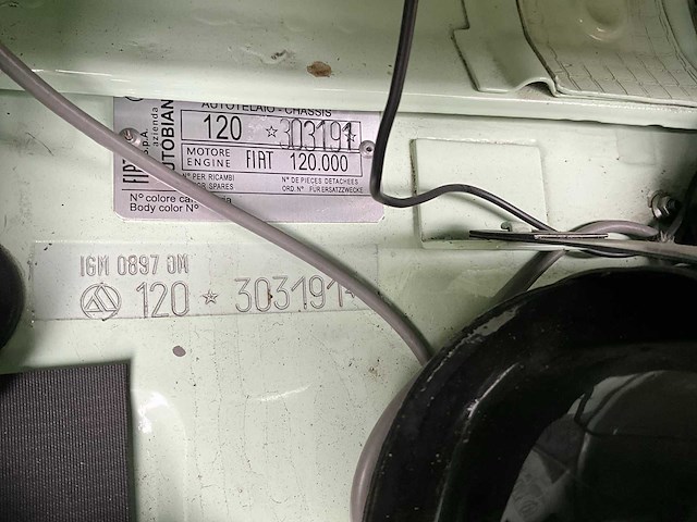 1974 autobianchi 120 oldtimer - afbeelding 10 van  24