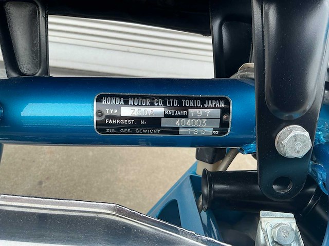 1974 honda monkey z50a brommer - afbeelding 5 van  5