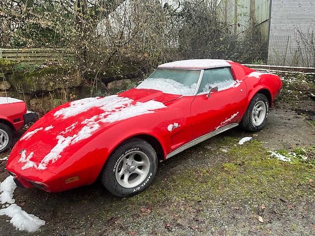 1975 chevrolet corvette stingray oldtimer - afbeelding 1 van  26