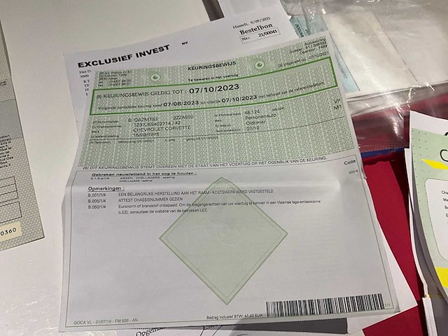 1975 chevrolet corvette stingray oldtimer - afbeelding 19 van  26