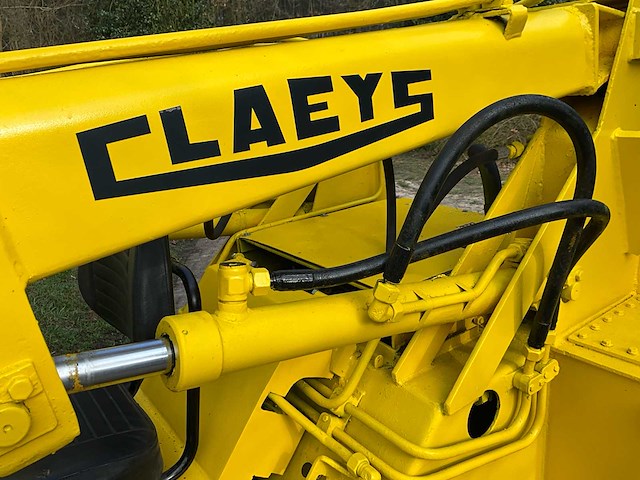 1975 claeys b400 compacte wiellader/ mini shovel - afbeelding 9 van  21