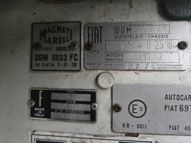 1975 fiat 697 np 6x4 van hool takel-/depannagewagen – 13.8l 6-cil. diesel - afbeelding 13 van  25