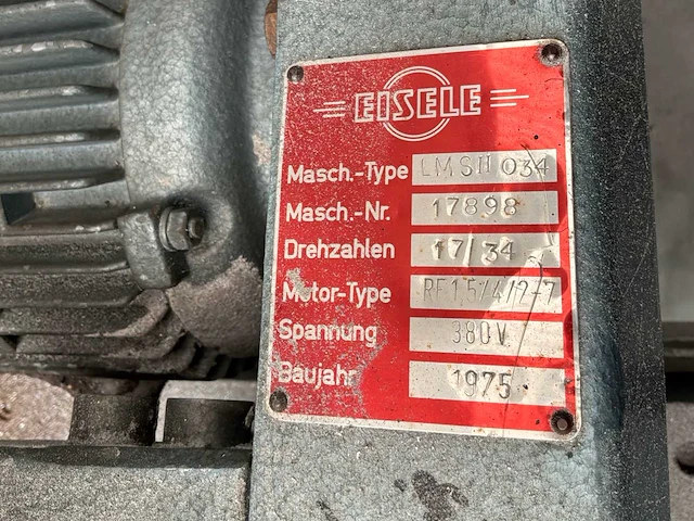 1975 oude dubbelkop kettingzaag/zaag voor aluminium profielen - afbeelding 8 van  10