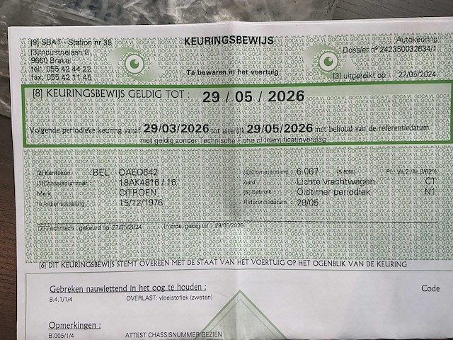 1976 citroën ak400 oldtimer - afbeelding 29 van  41