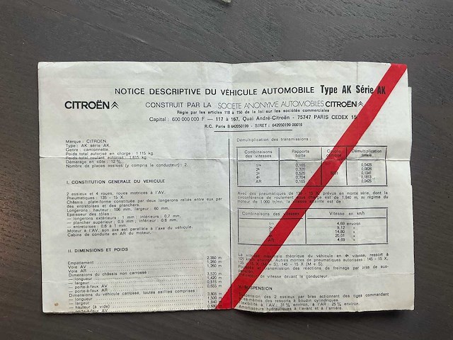 1976 citroën ak400 oldtimer - afbeelding 40 van  53