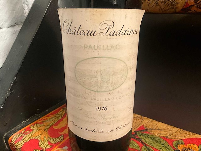 1976 pauillac chateau padarnac fles rode wijn - afbeelding 2 van  4