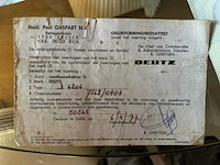 1977 deutz d 6206 oldtimer tractor - afbeelding 8 van  17