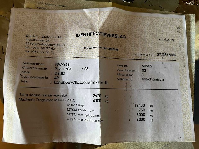 1977 deutz d 6206 oldtimer tractor - afbeelding 9 van  17