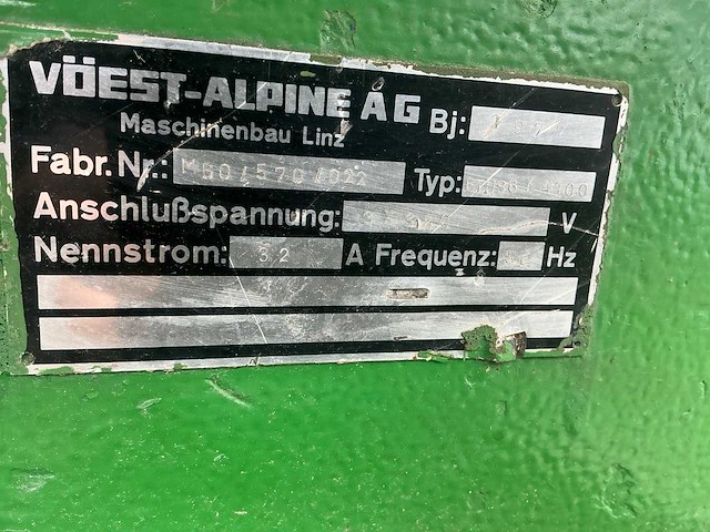 1977 vöest-alpine bths 6x4100 guillotineschaar - afbeelding 8 van  10
