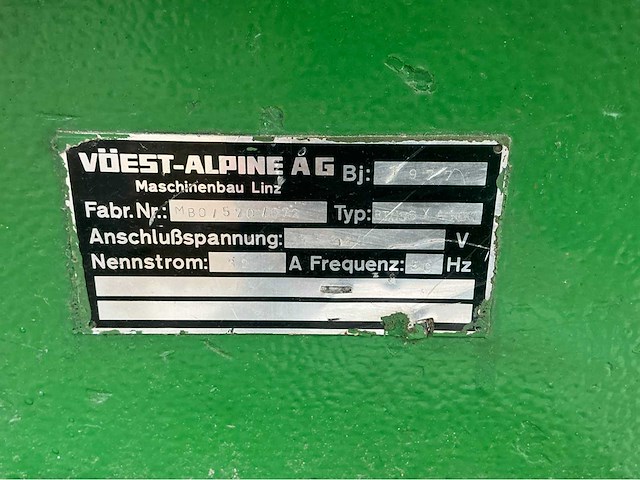 1977 vöest-alpine bths 6x4100 guillotineschaar - afbeelding 9 van  10