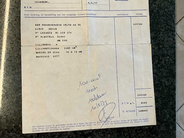 1977 volvo 66 - afbeelding 51 van  56
