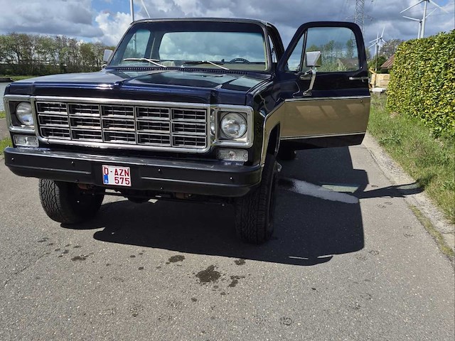 1978 chevrolet k20 pick-up v8 5.7 - body-off gerestaureerd - belgische inschrijving - afbeelding 1 van  40