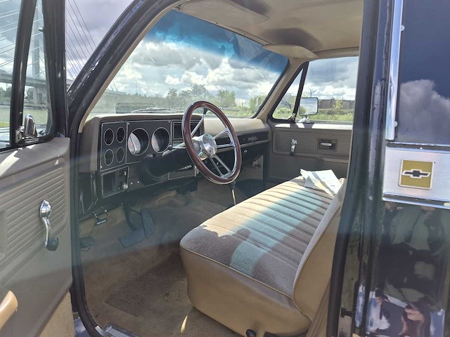 1978 chevrolet k20 pick-up v8 5.7 - body-off gerestaureerd - belgische inschrijving - afbeelding 16 van  40