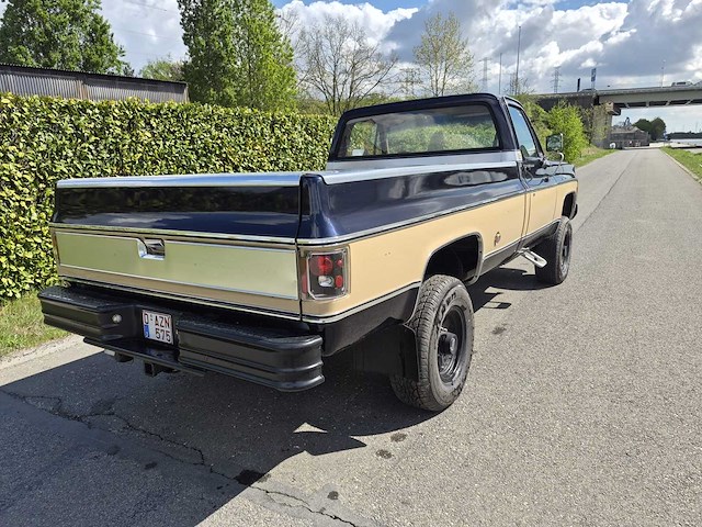 1978 chevrolet k20 pick-up v8 5.7 - body-off gerestaureerd - belgische inschrijving - afbeelding 32 van  40